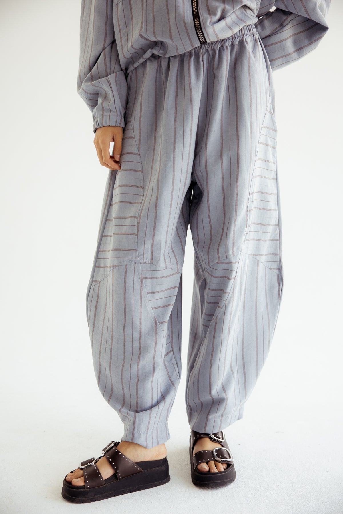 Now or Never Striped Set - BabyBlue