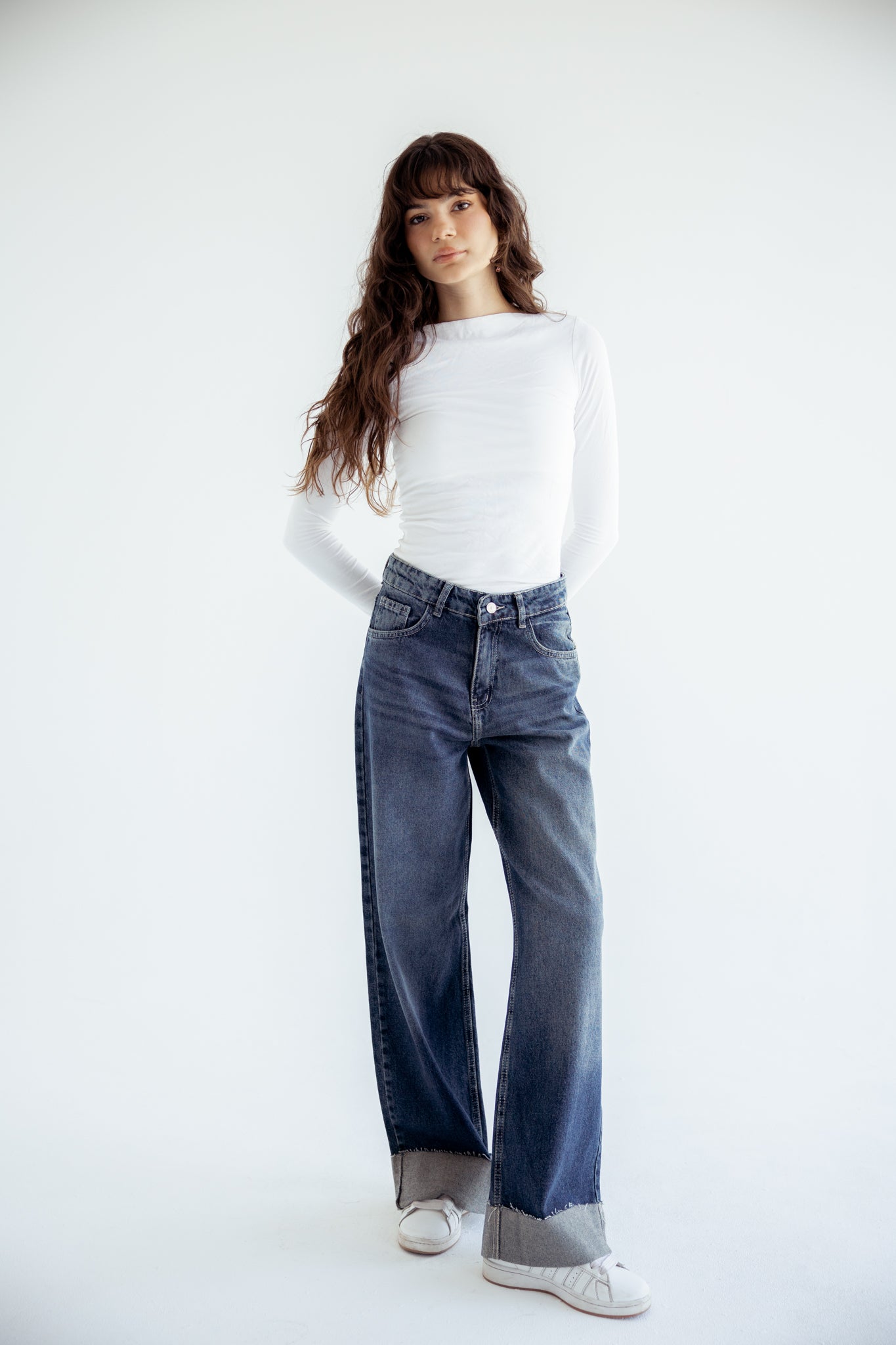 Lucky in Love Denim Pants - Blue