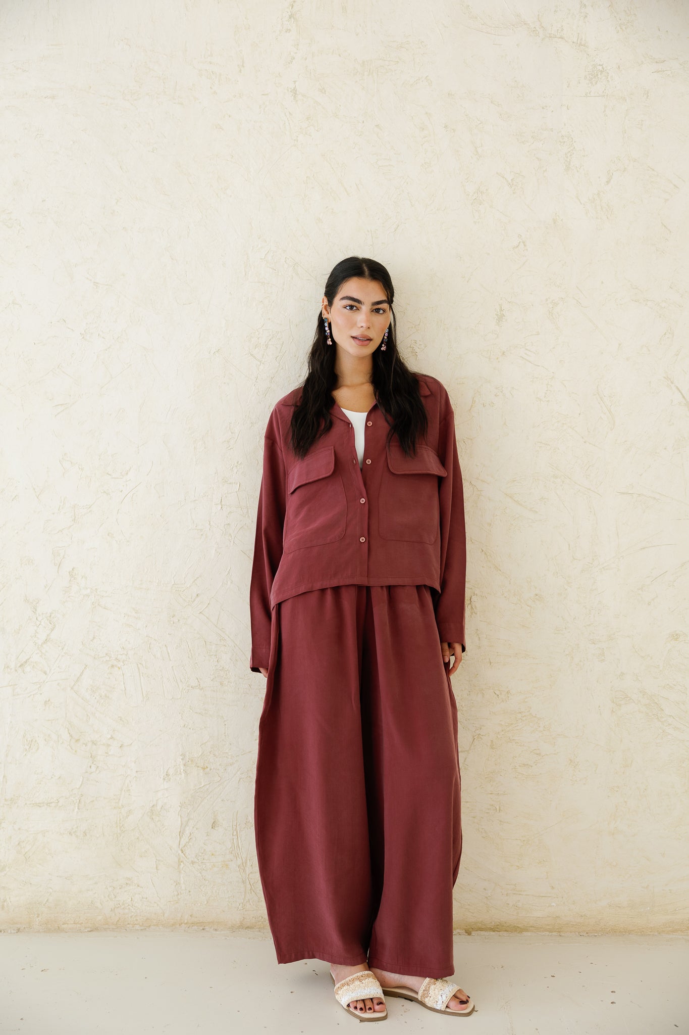 Light as a Feather Set - Burgundy