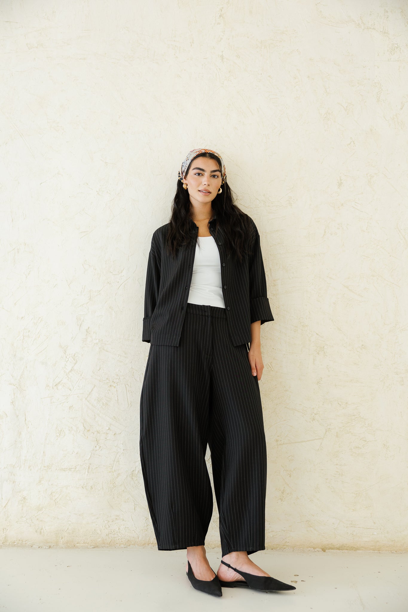 Perfect Tones Striped Set - Black