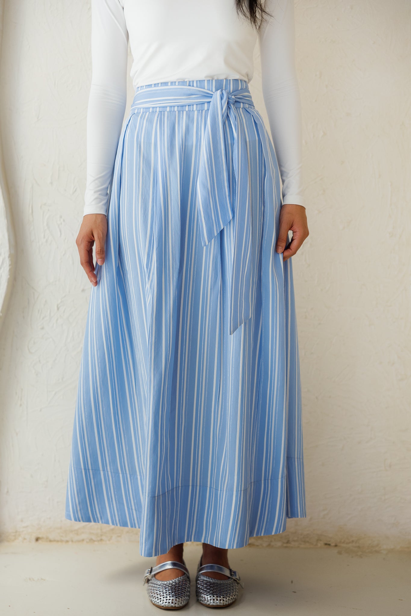 Your Favorite Striped Skirt - Blue