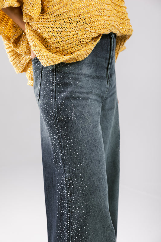 Stargazer Denim Pants in Dark Blue