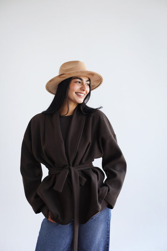Autumn Joy Jacket - Brown