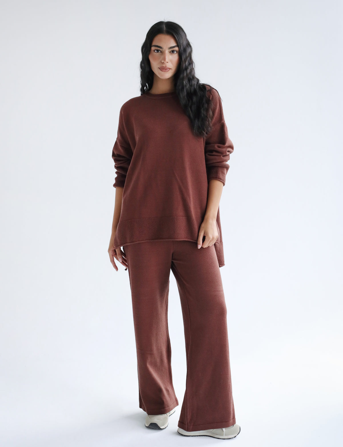 Good Feels Knit Set - Brown