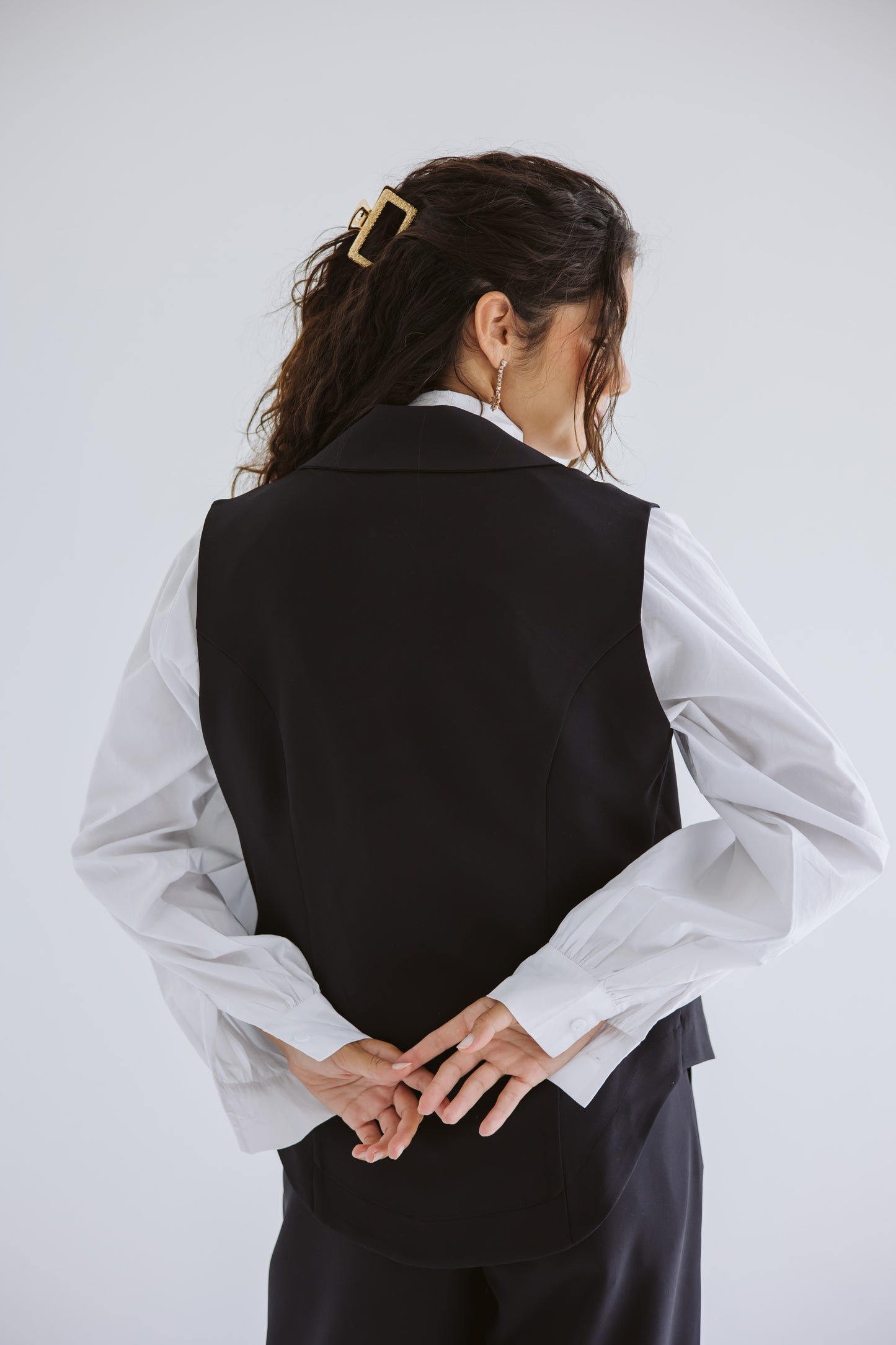 Tailored Waistcoat - Black