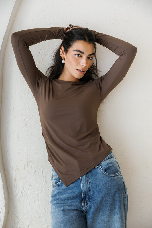 Back To Basics Top - Brown