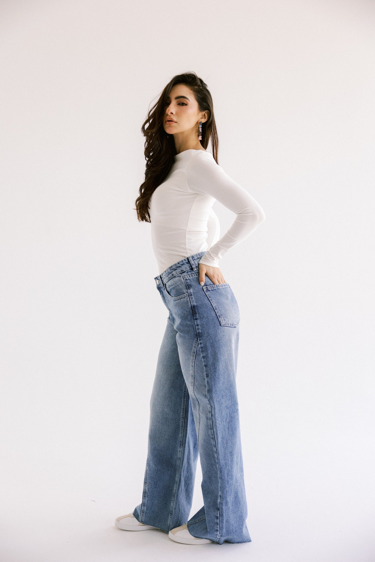 Cool Girl Denim Pants - Light Blue
