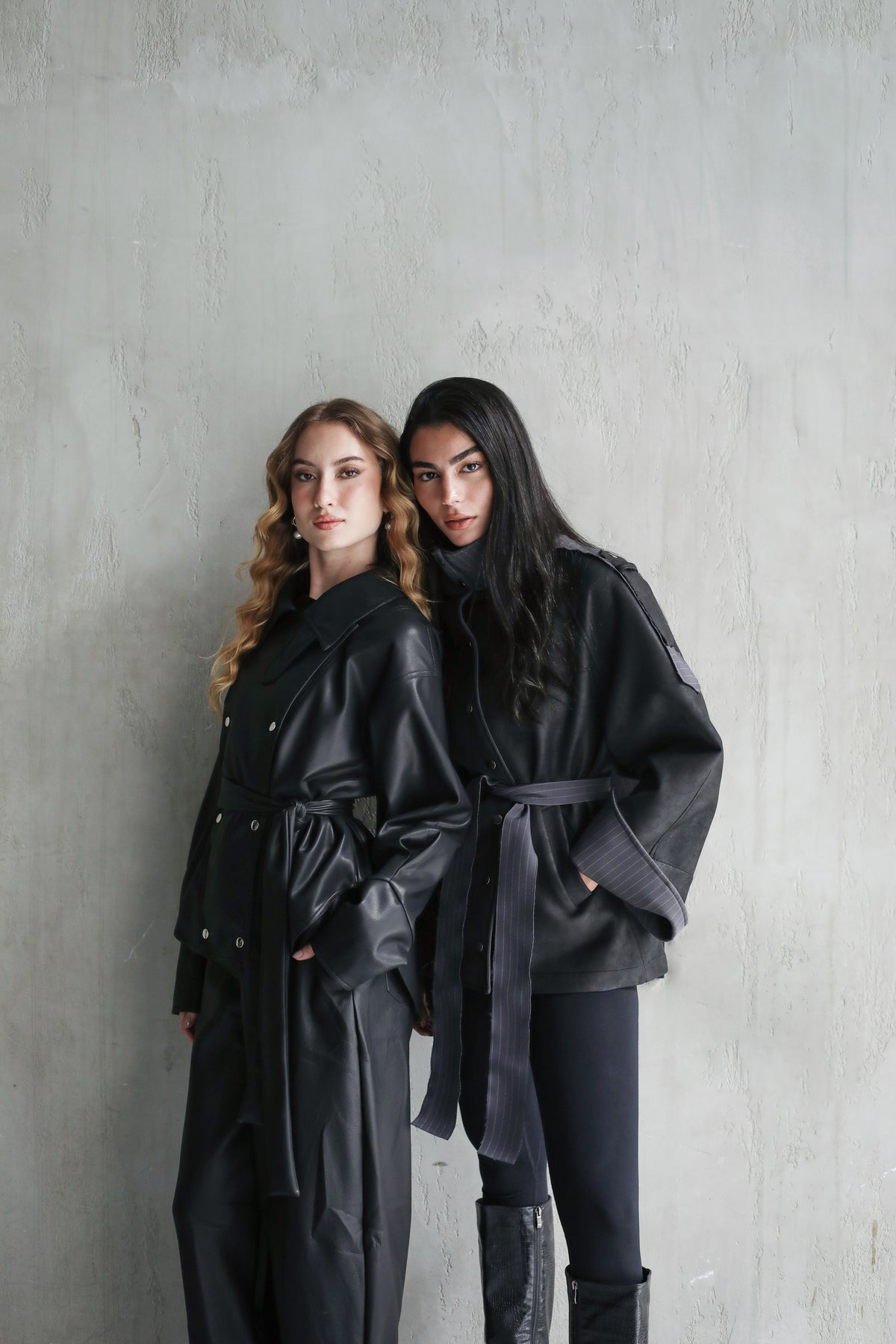 Not Your Basic Leather Jacket - Black