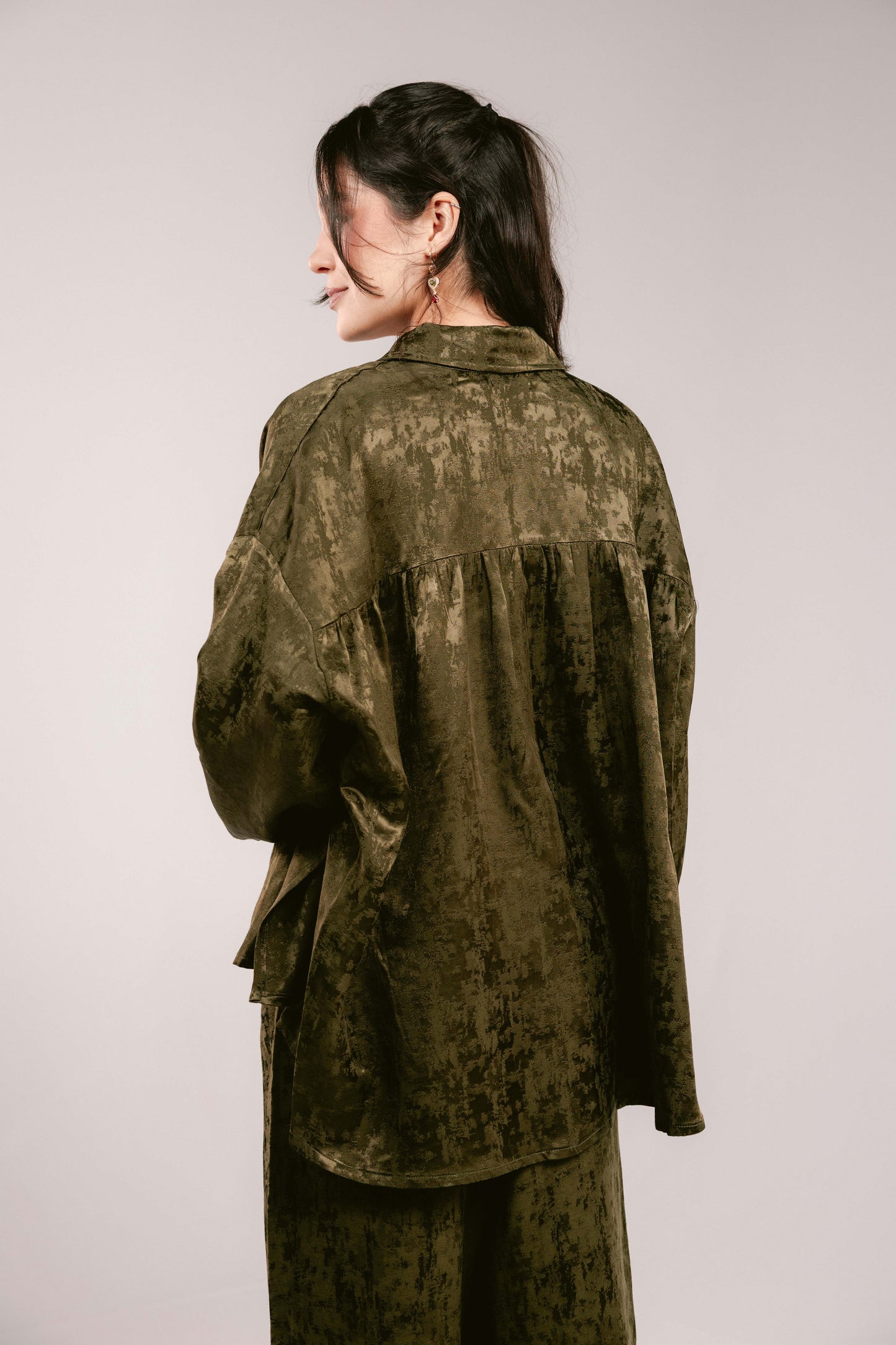 Spring Fever Linen Set - Olive
