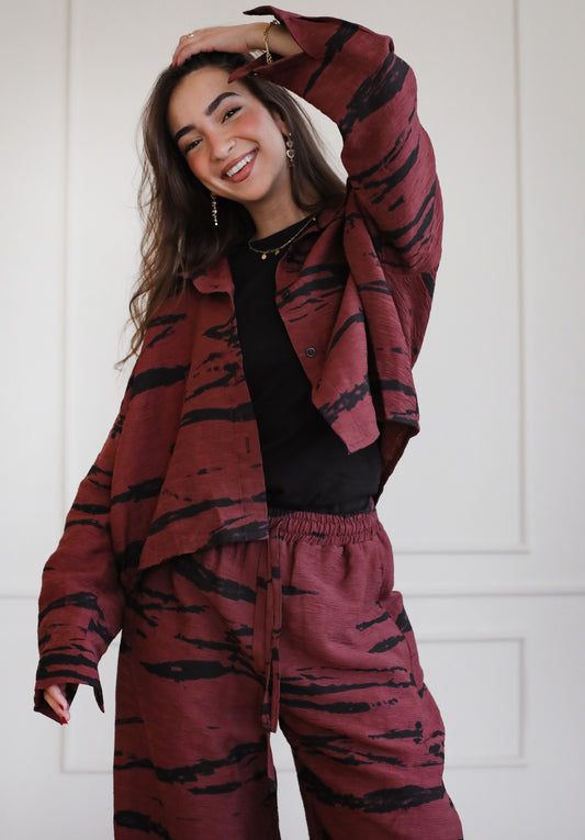 Wild Heart Set in Burgundy