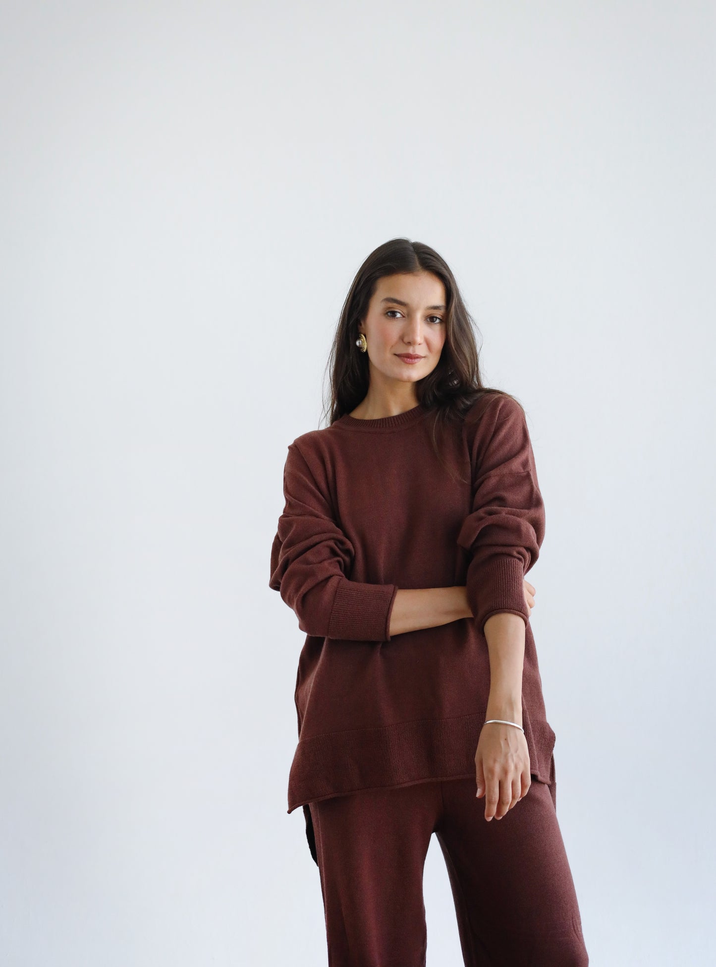 Good Feels Knit Set - Brown