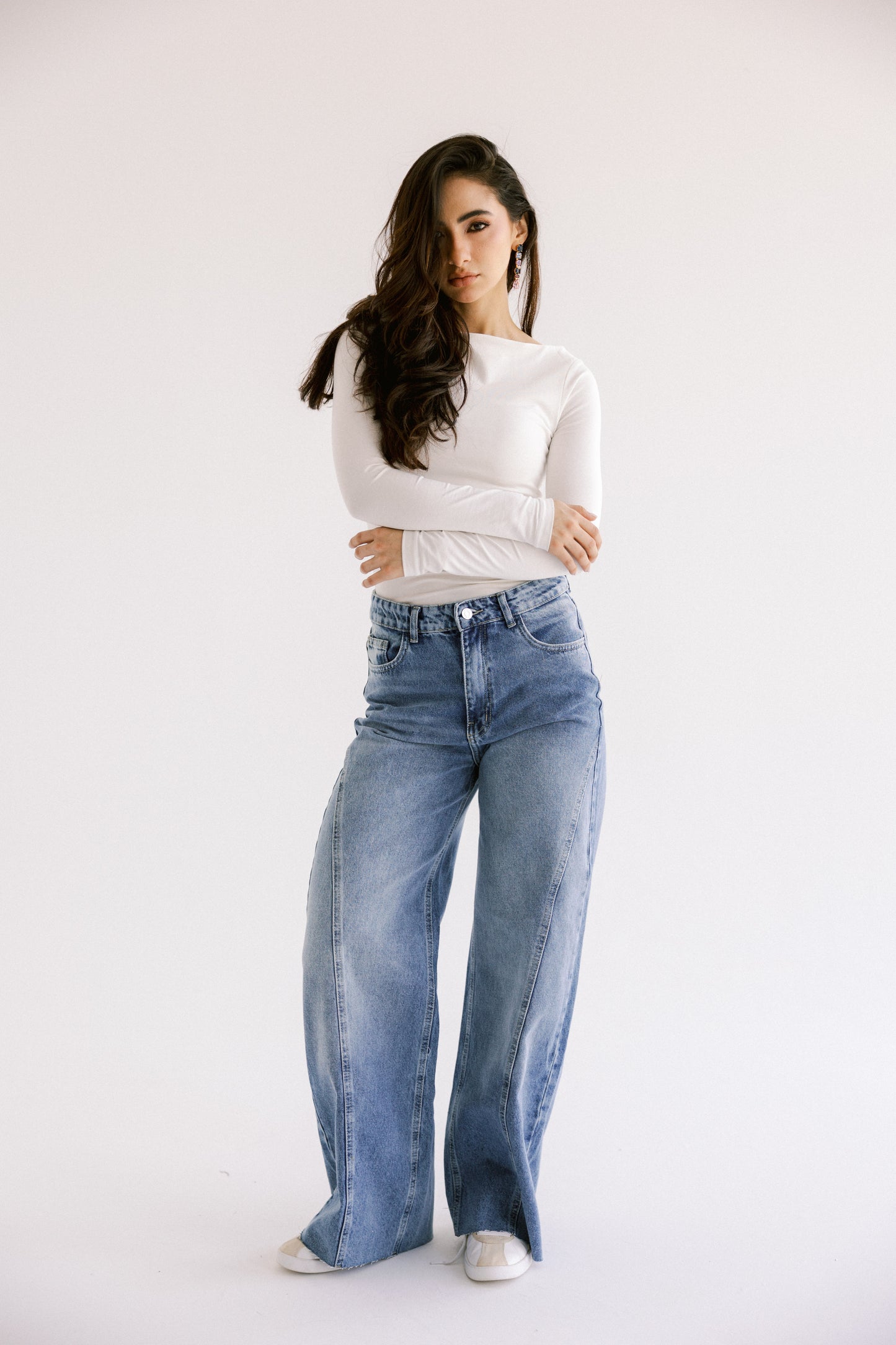 Cool Girl Denim Pants - Light Blue