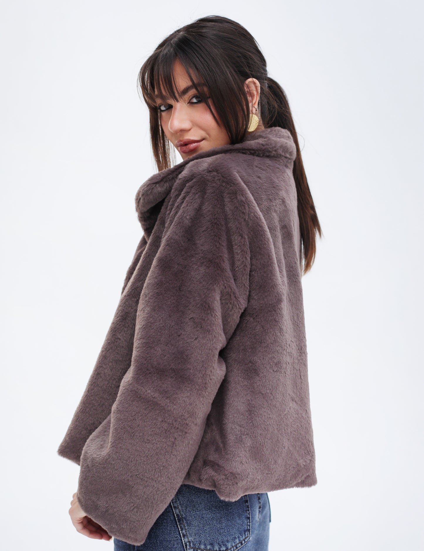 Stunner Faux Fur Jacket - Mink