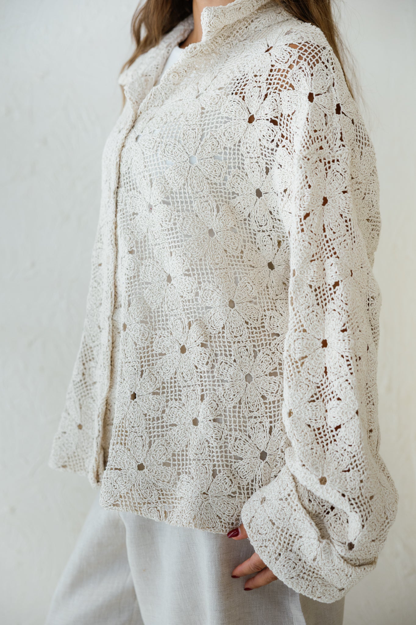 Blooming Heart Crochet Top