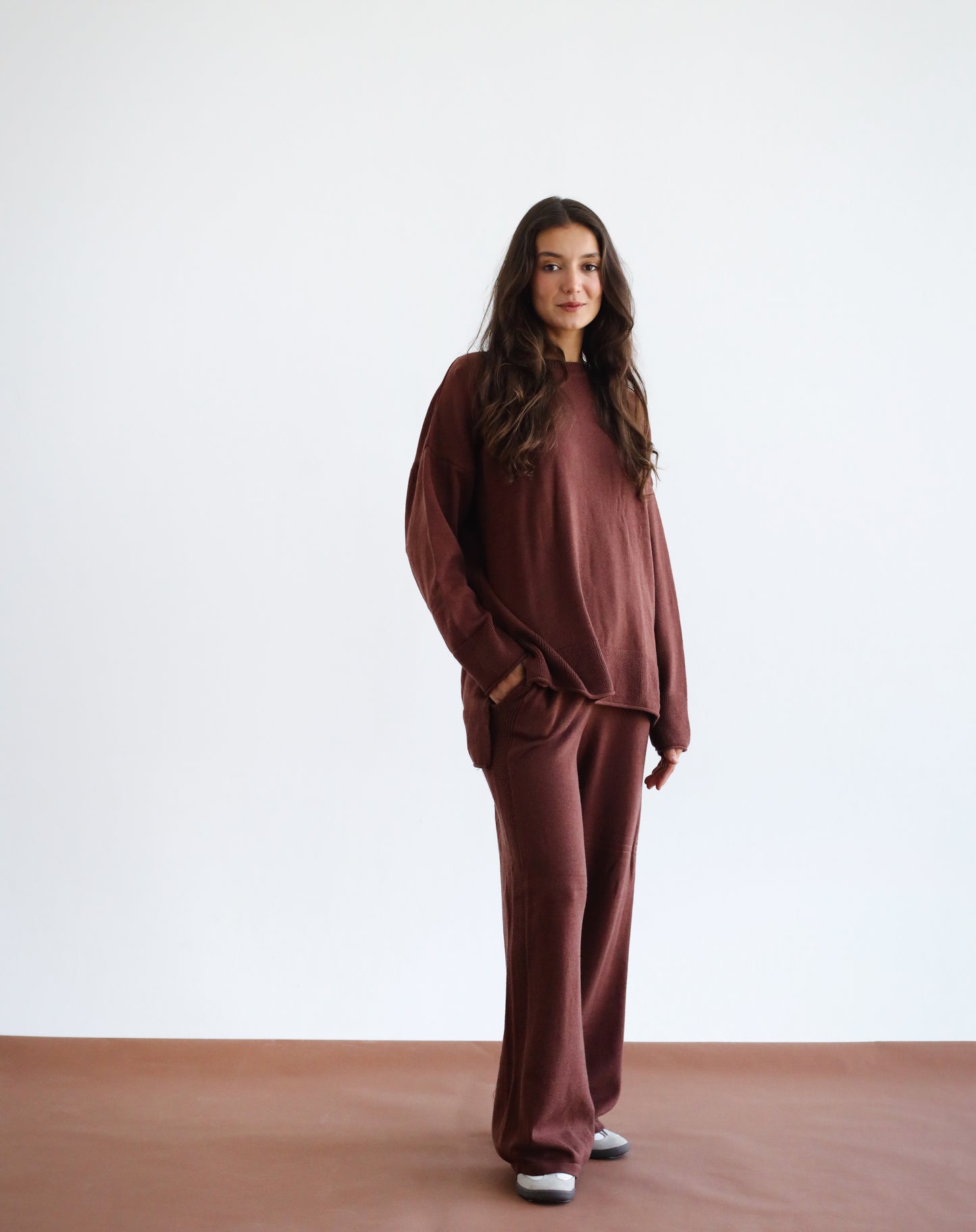 Good Feels Knit Set - Brown