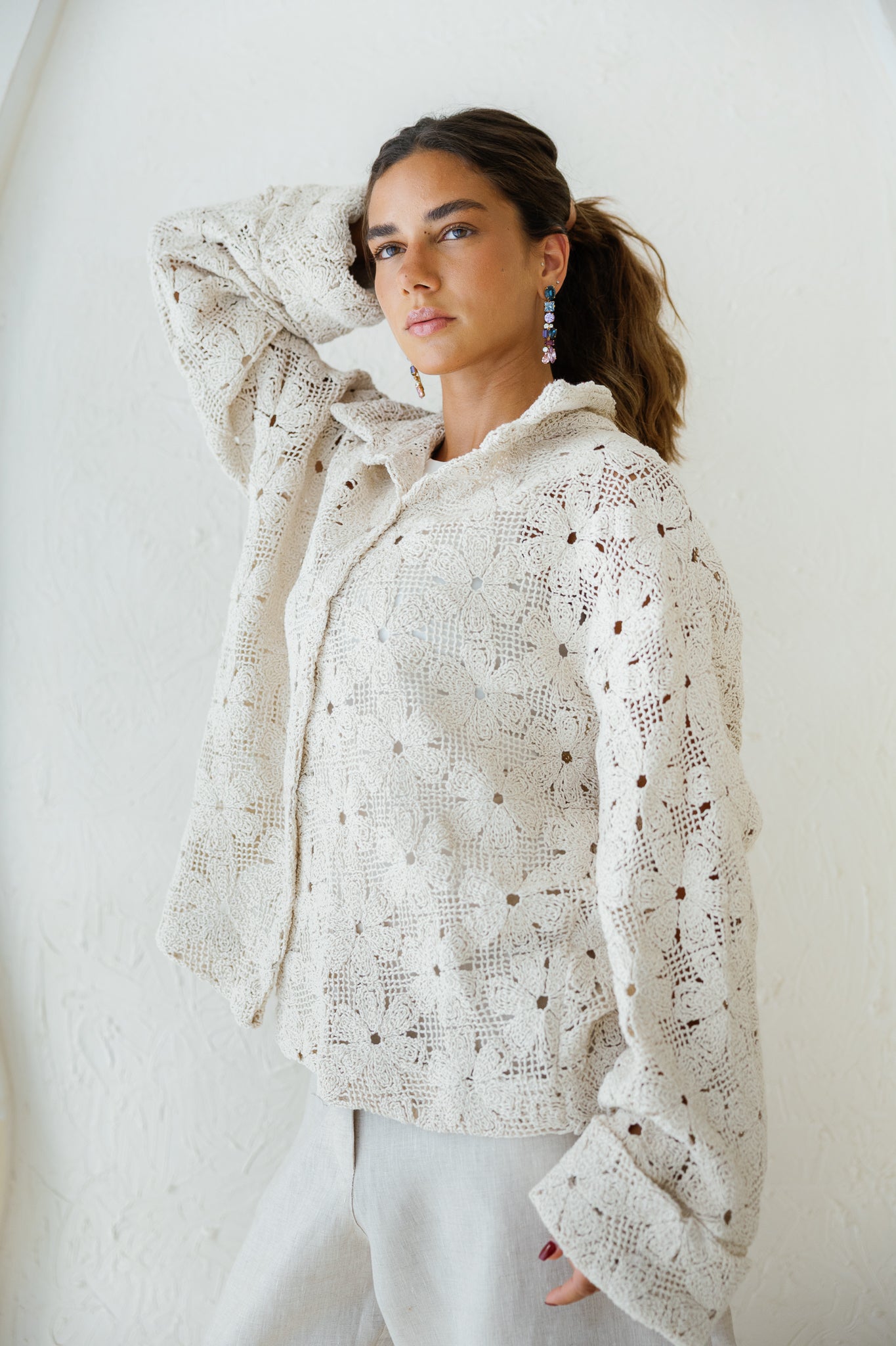 Blooming Heart Crochet Top