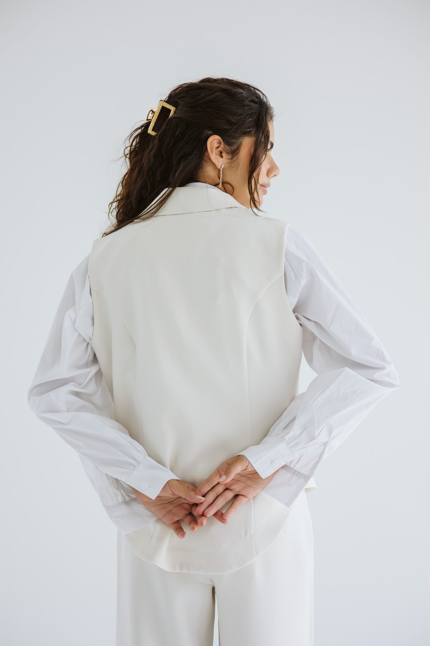 Tailored Waistcoat - Off-White