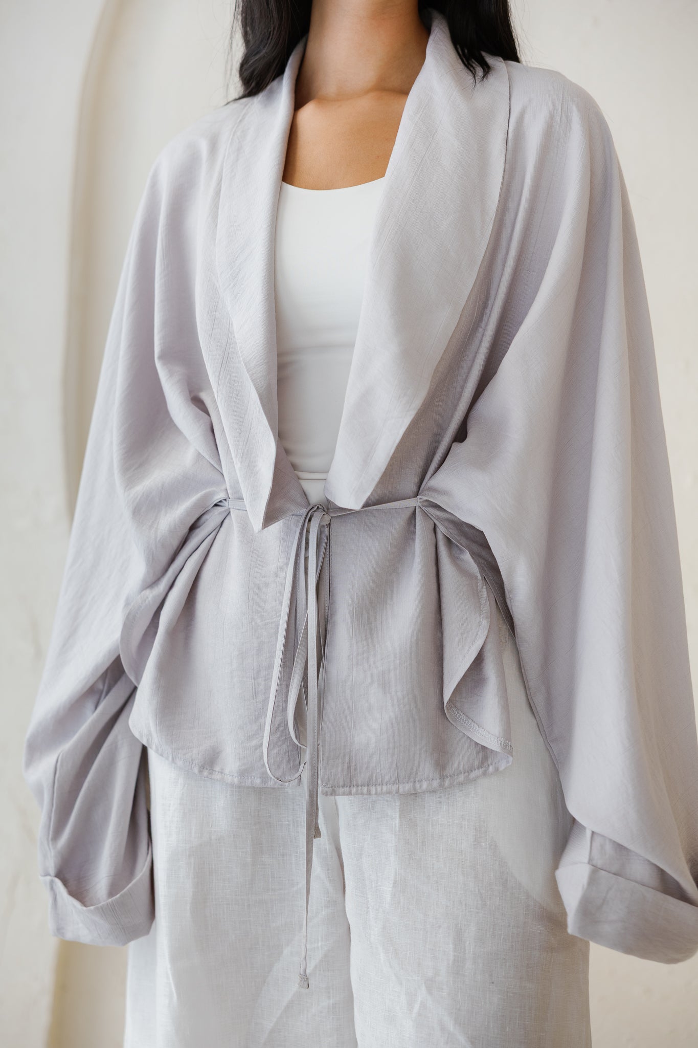 Daisy Field Cardigan - Grey