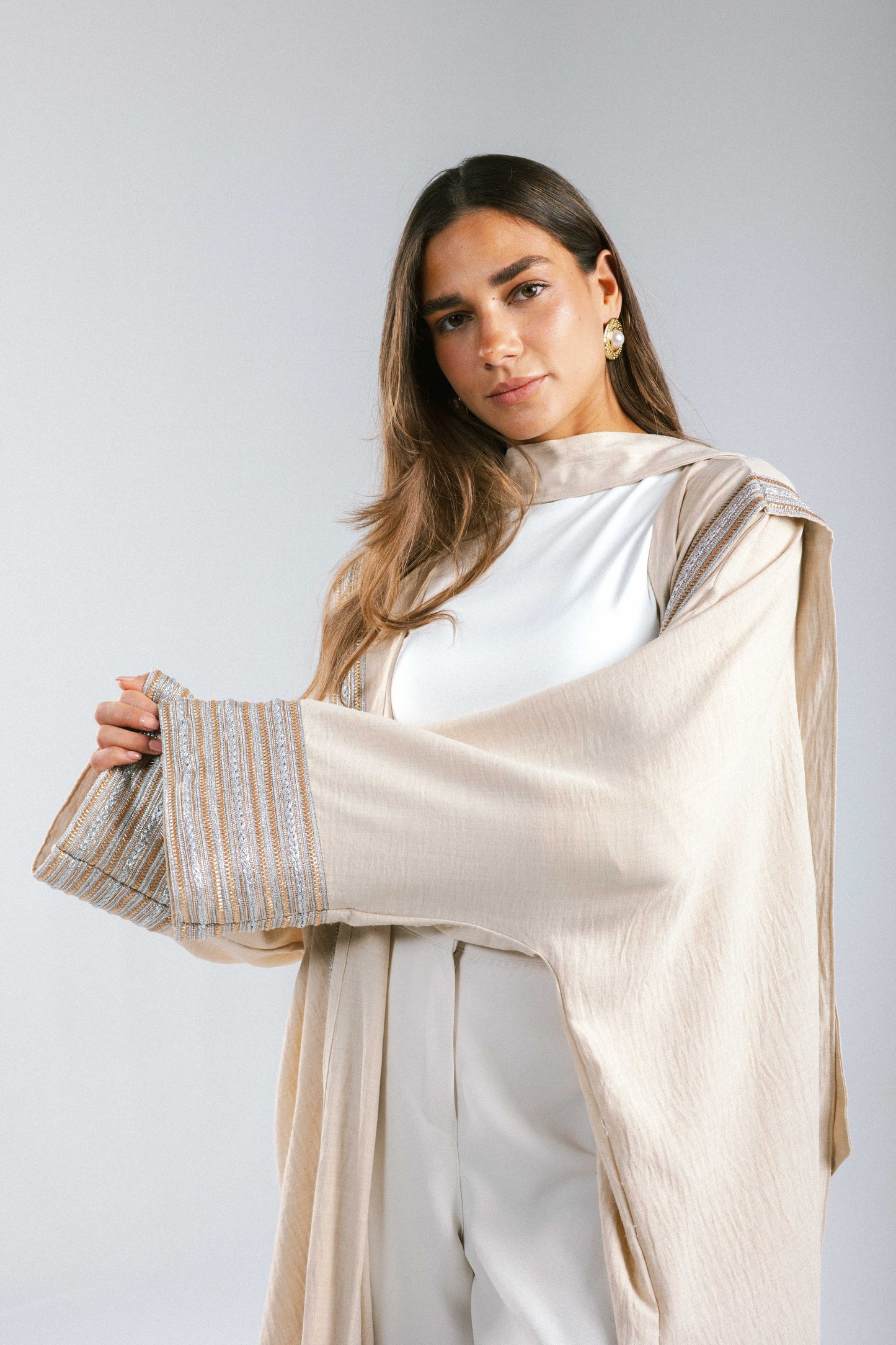 Moroccan Kaftan in Beige