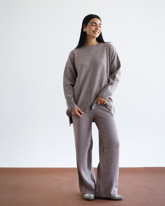 Good Feels Knit Set - Taupe