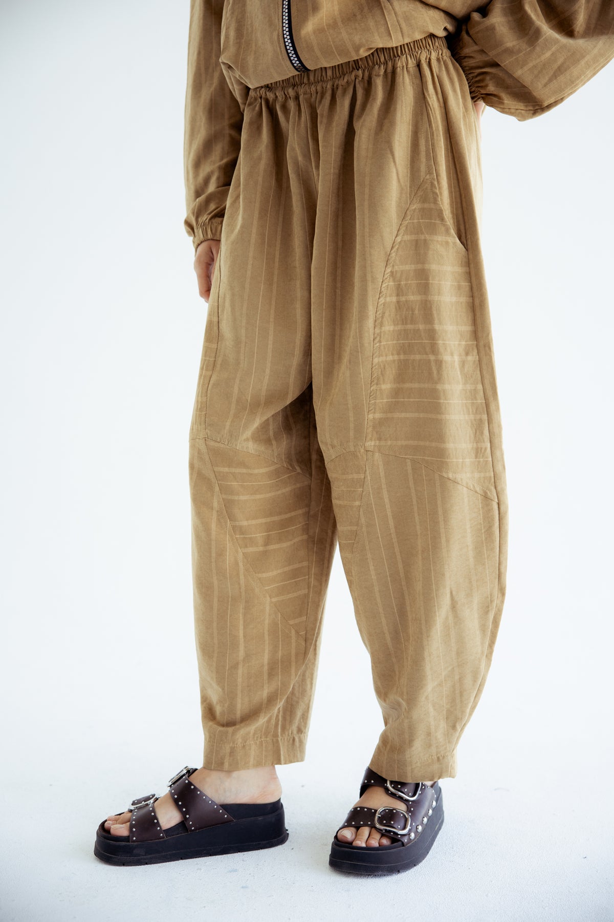 Now or Never Striped Set - Mustard