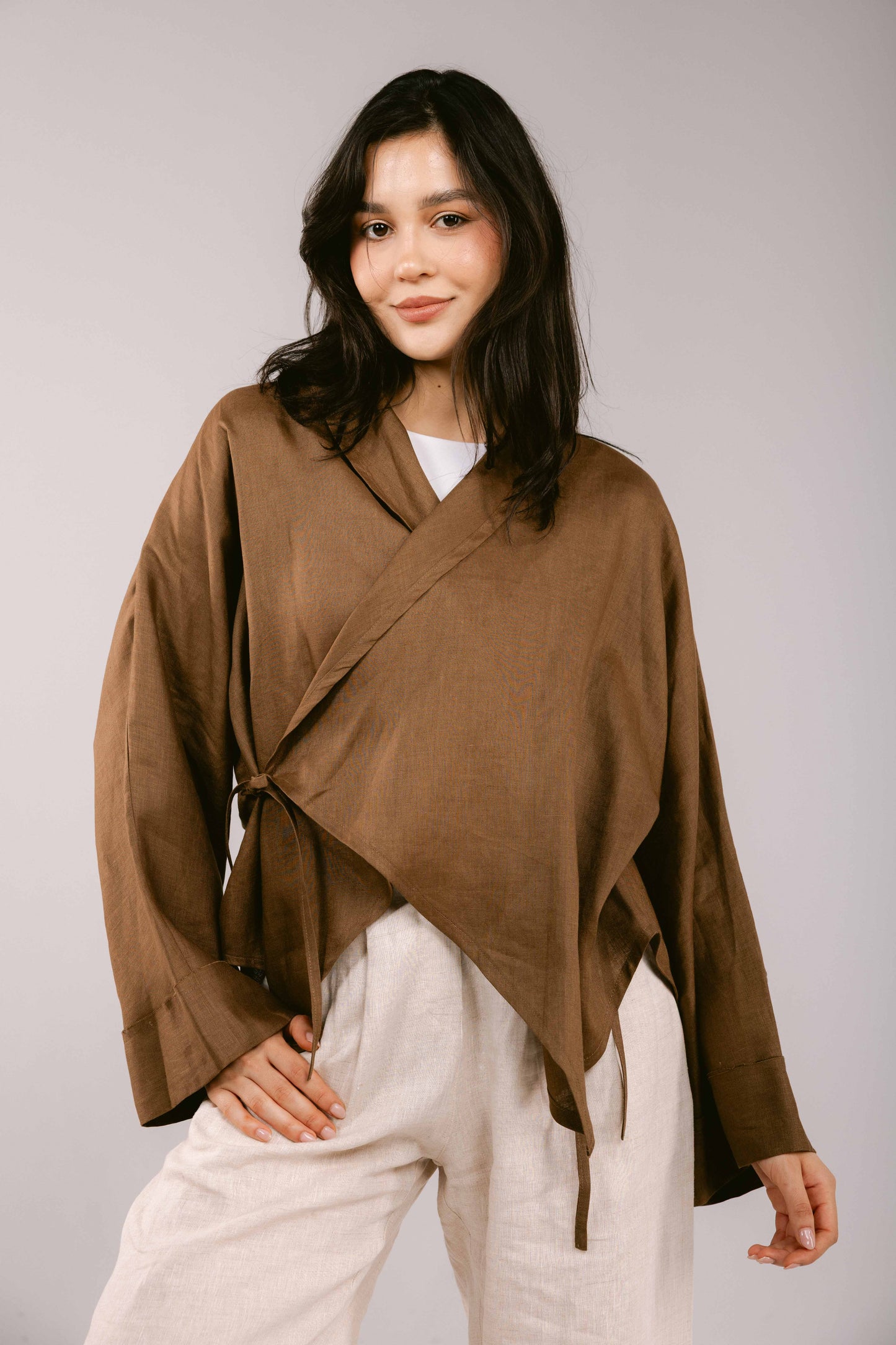 Such A Dreamy Linen Top - Camel