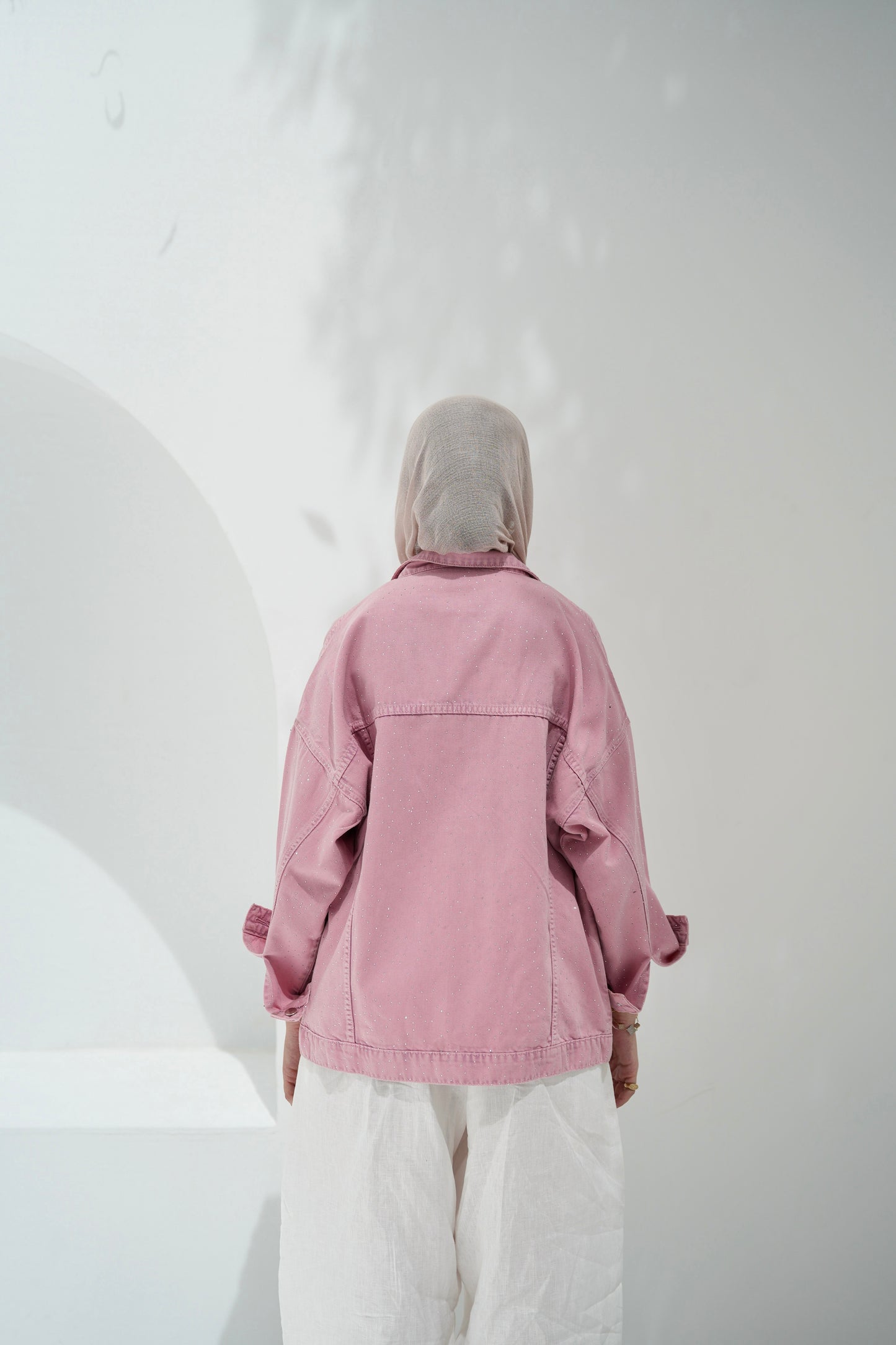 You’re A Gem Denim Jacket in Pink
