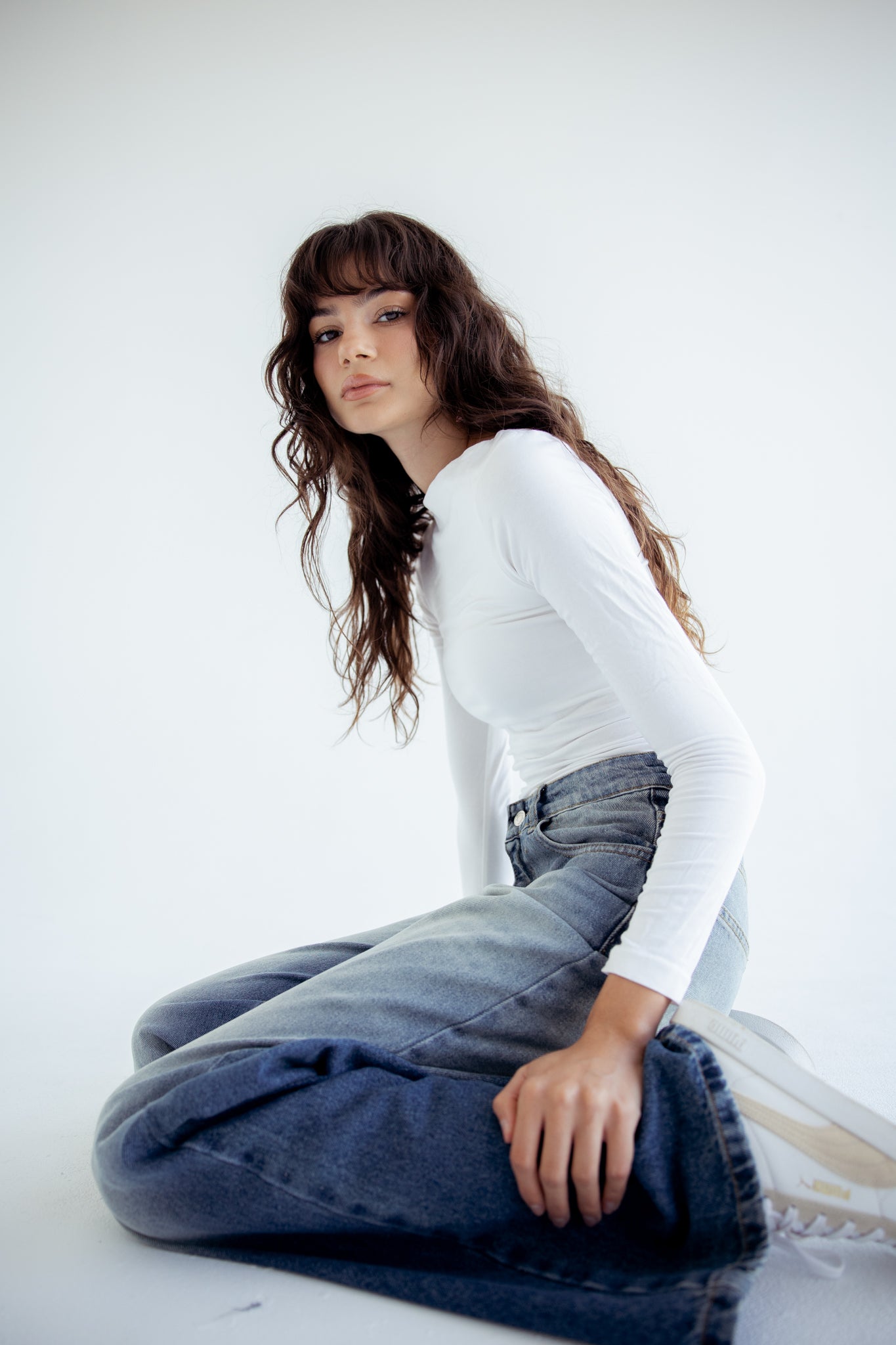Standout Denim Pants in Washed Blue