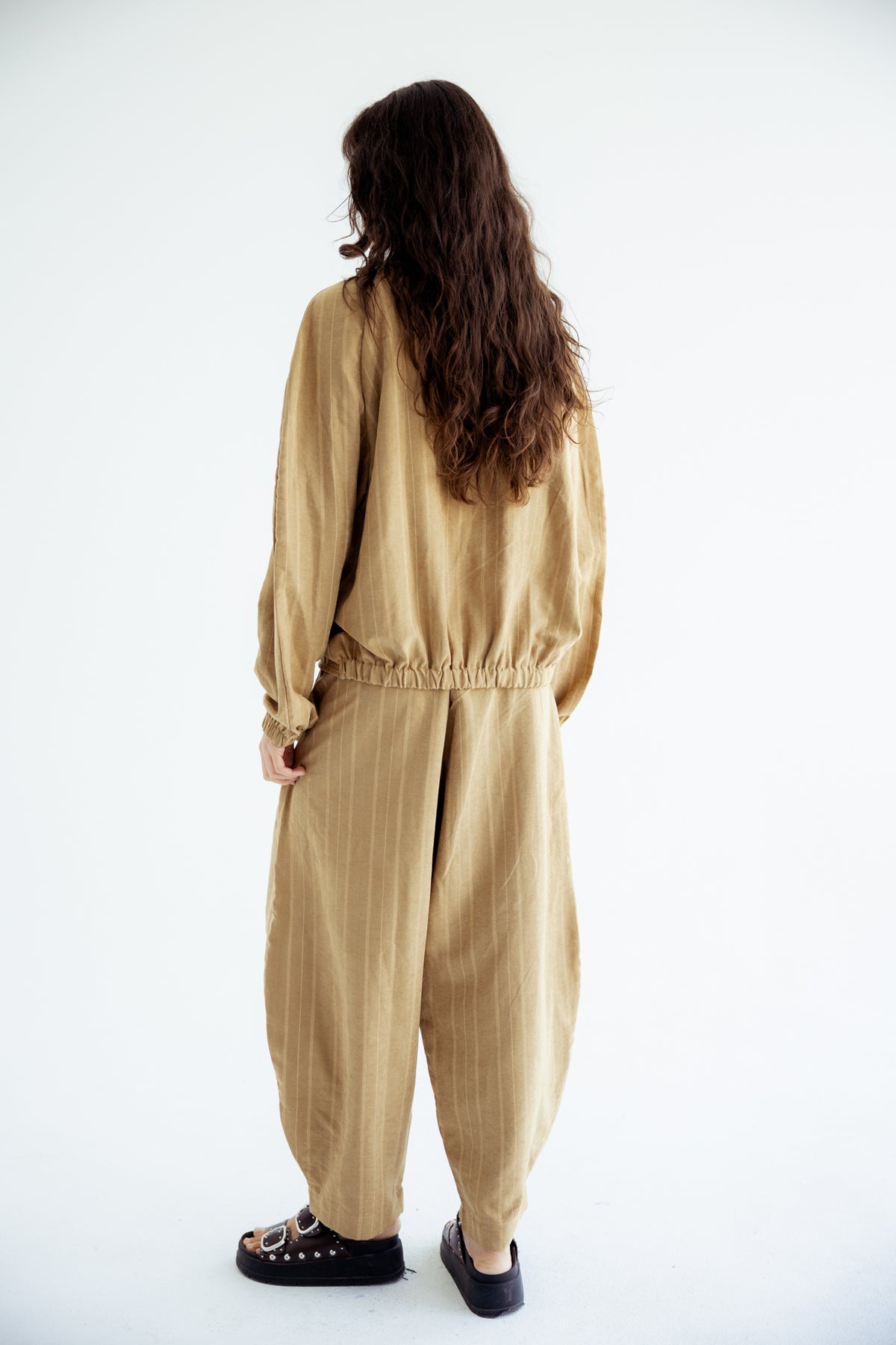 Now or Never Striped Set - Mustard