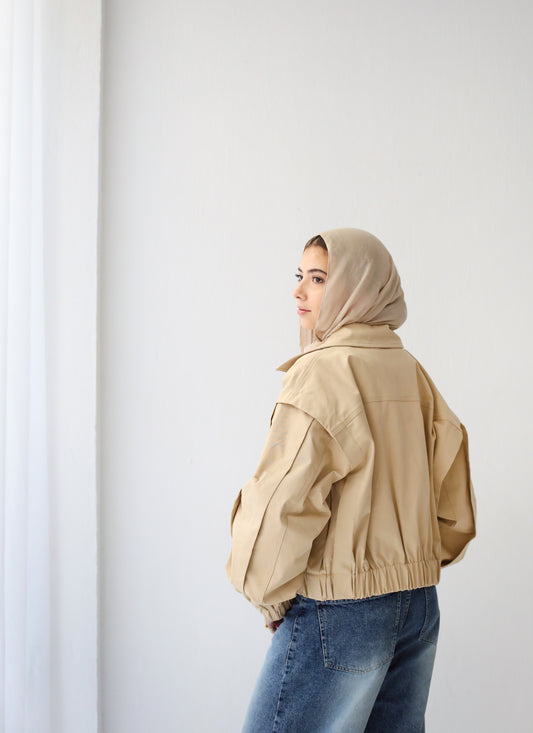 Showstopper Trench Jacket - Beige