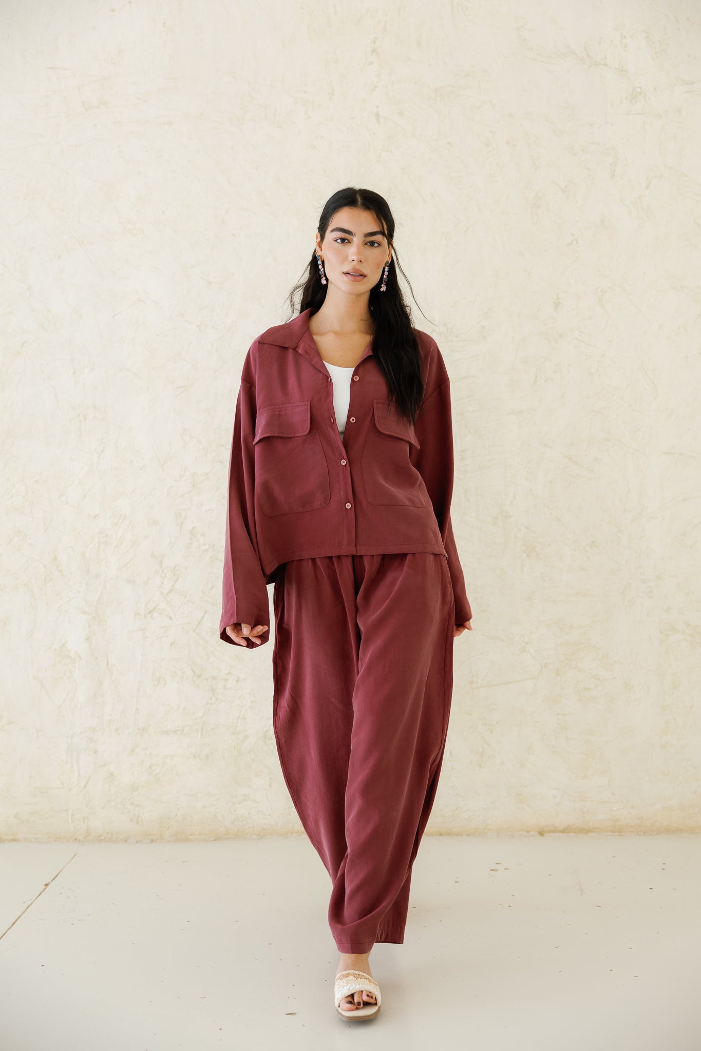 Light as a Feather Set - Burgundy