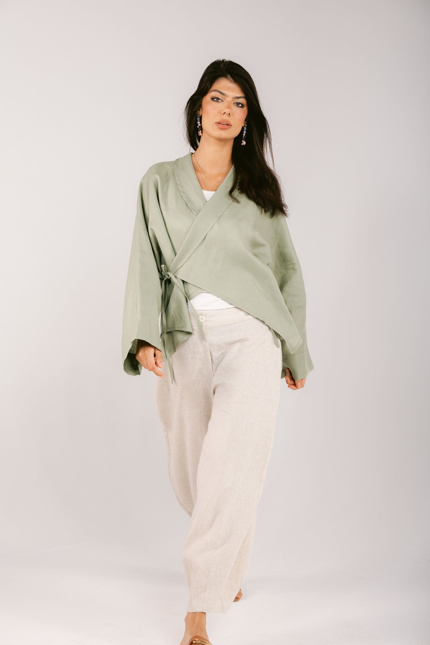 Such A Dreamy Linen Top - Mint