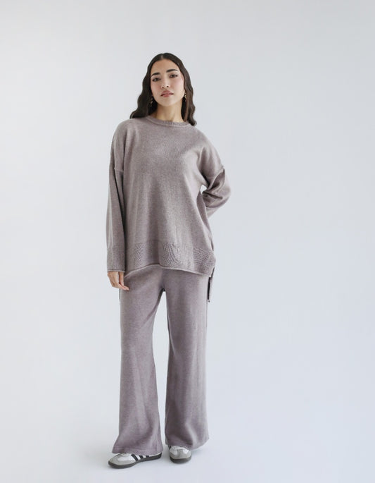 Good Feels Knit Set - Taupe