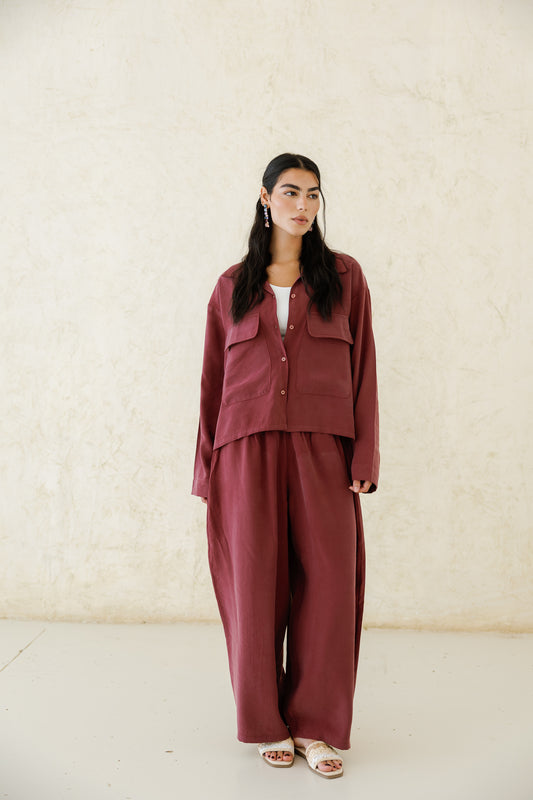 Light as a Feather Set - Burgundy