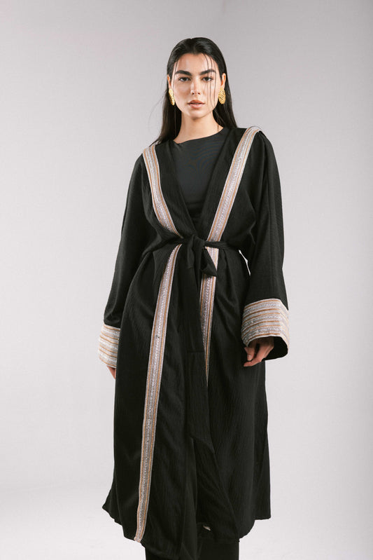 Moroccan Kaftan in Black