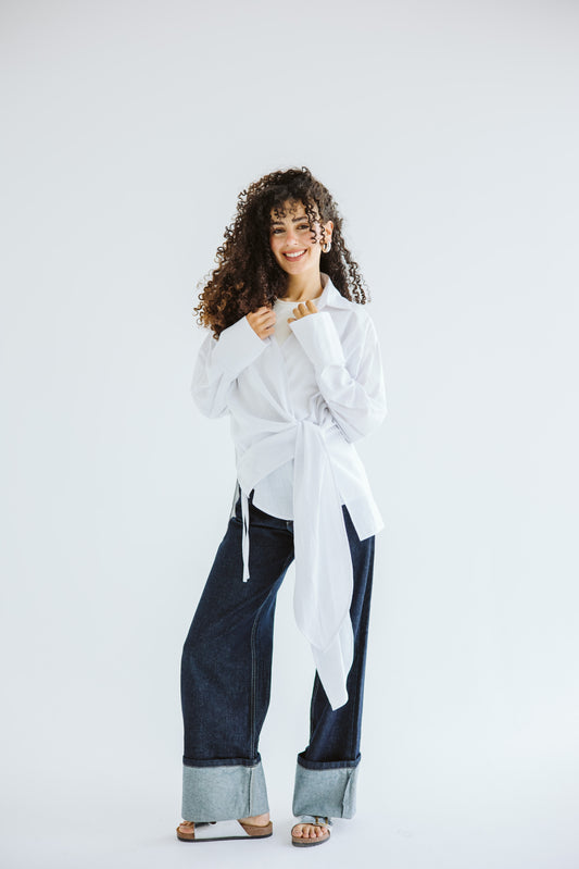 Wrapped In A Dream Top - White