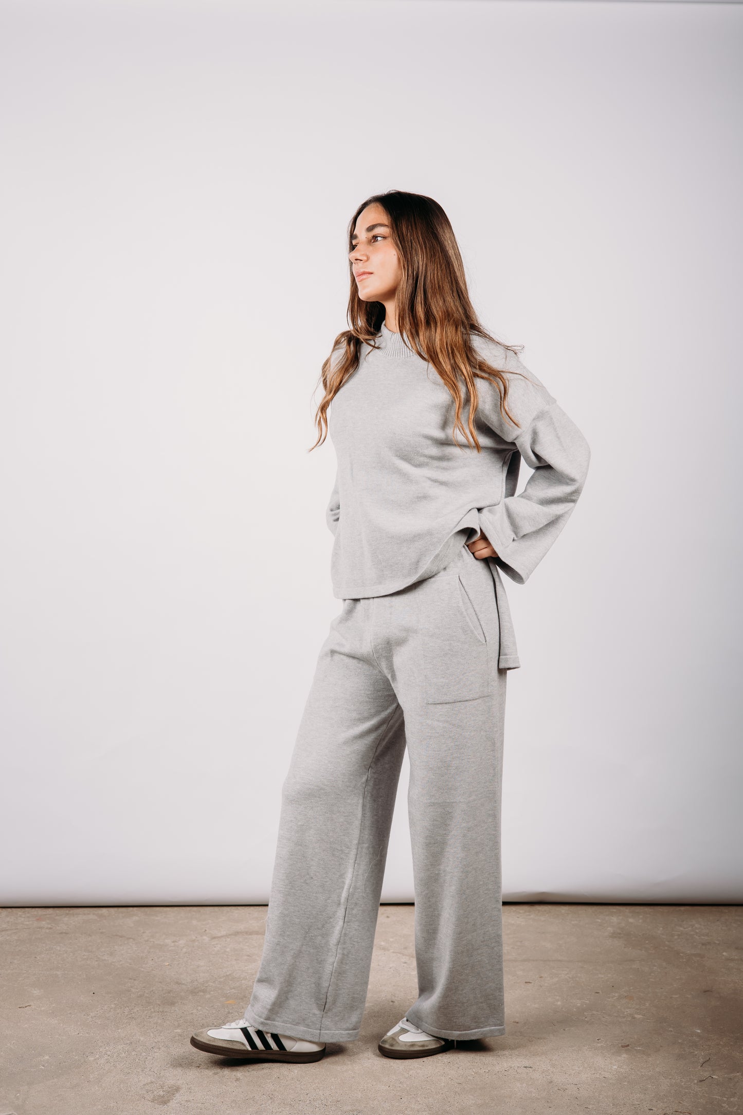 Good Feels Knit Set - Grey