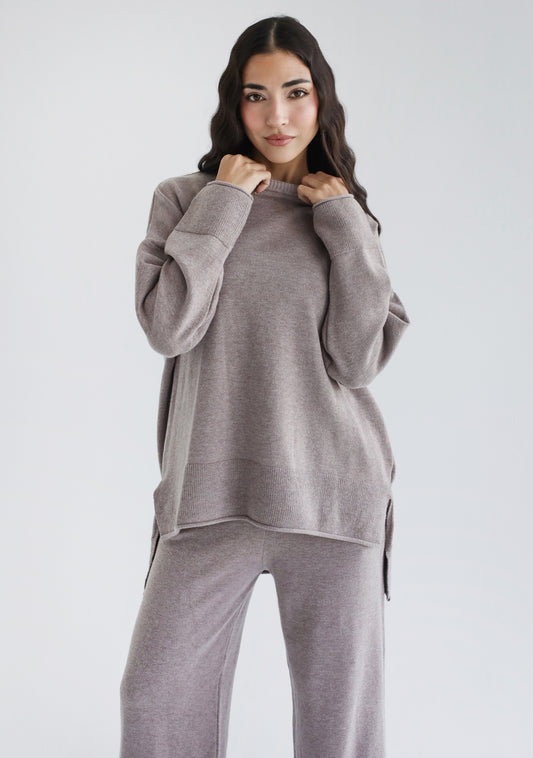 Good Feels Knit Set - Taupe