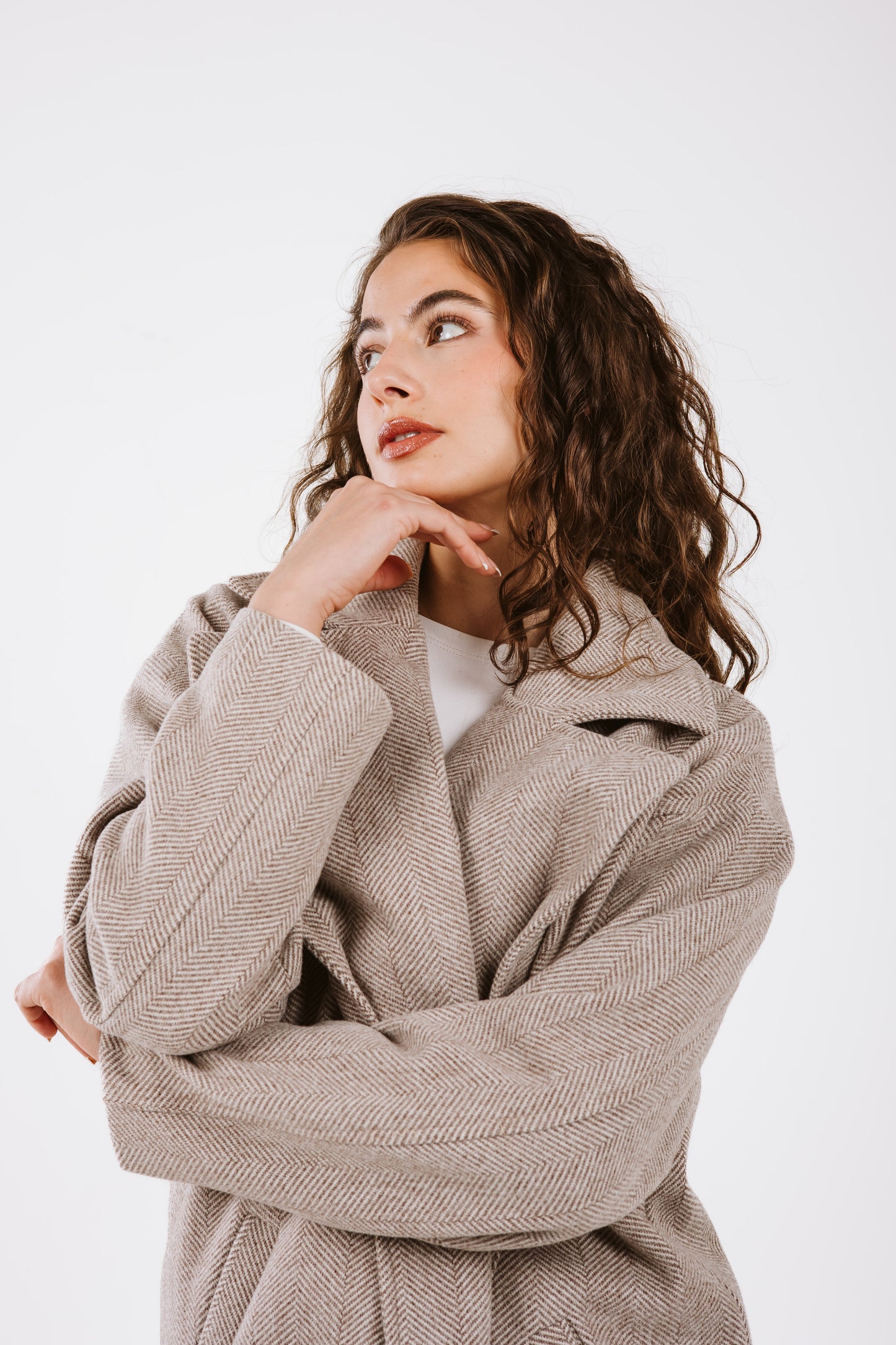 Long Time Coat - Brown Stripes