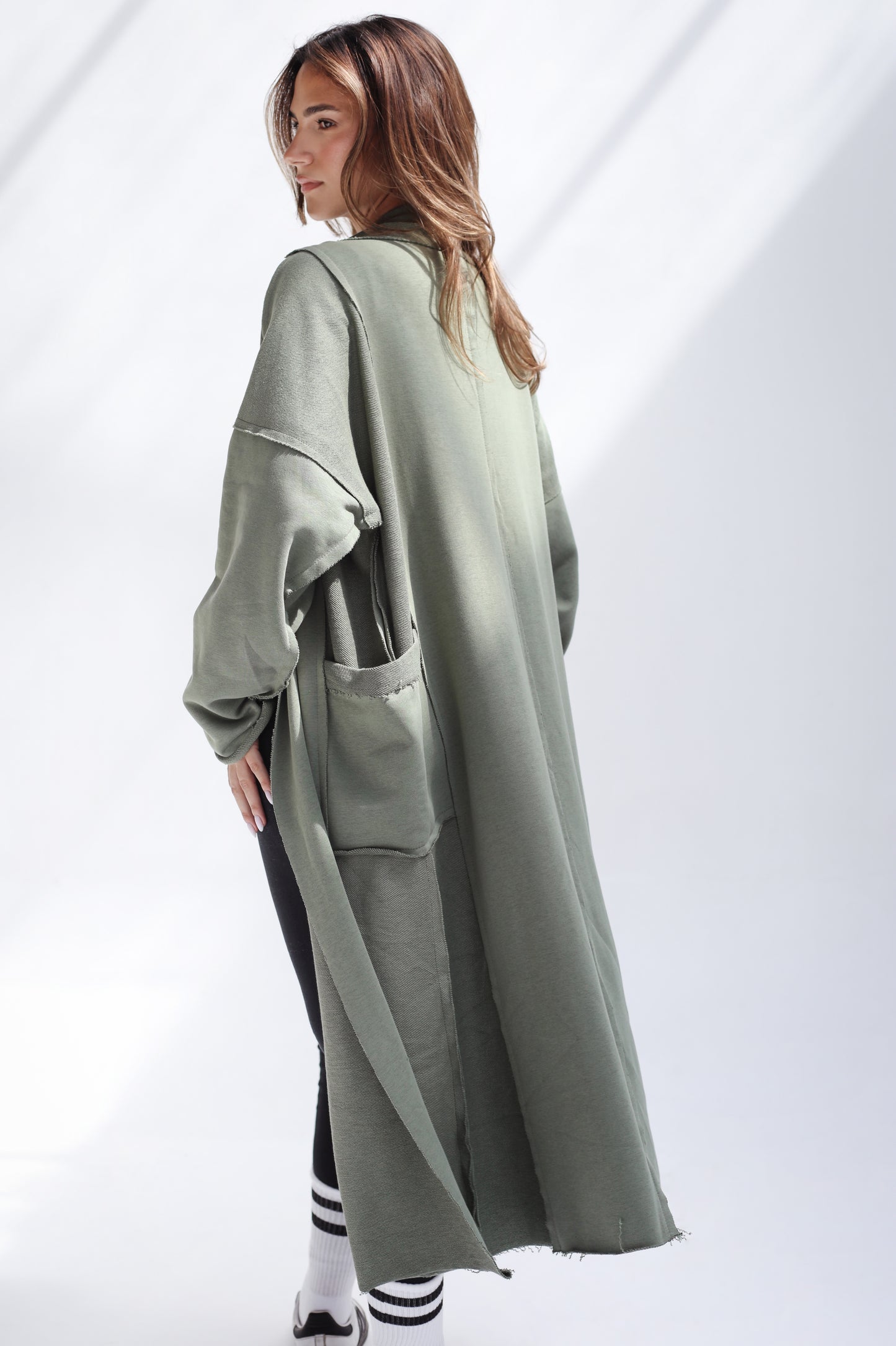 Forever Young Cardigan - Olive