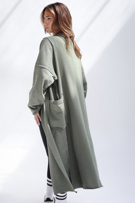 Forever Young Cardigan - Olive