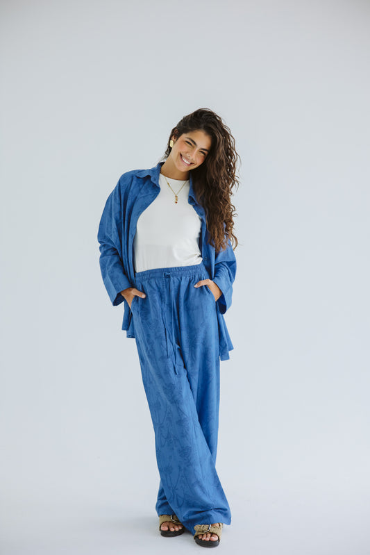 Coastal Bloom Set in Cobalt