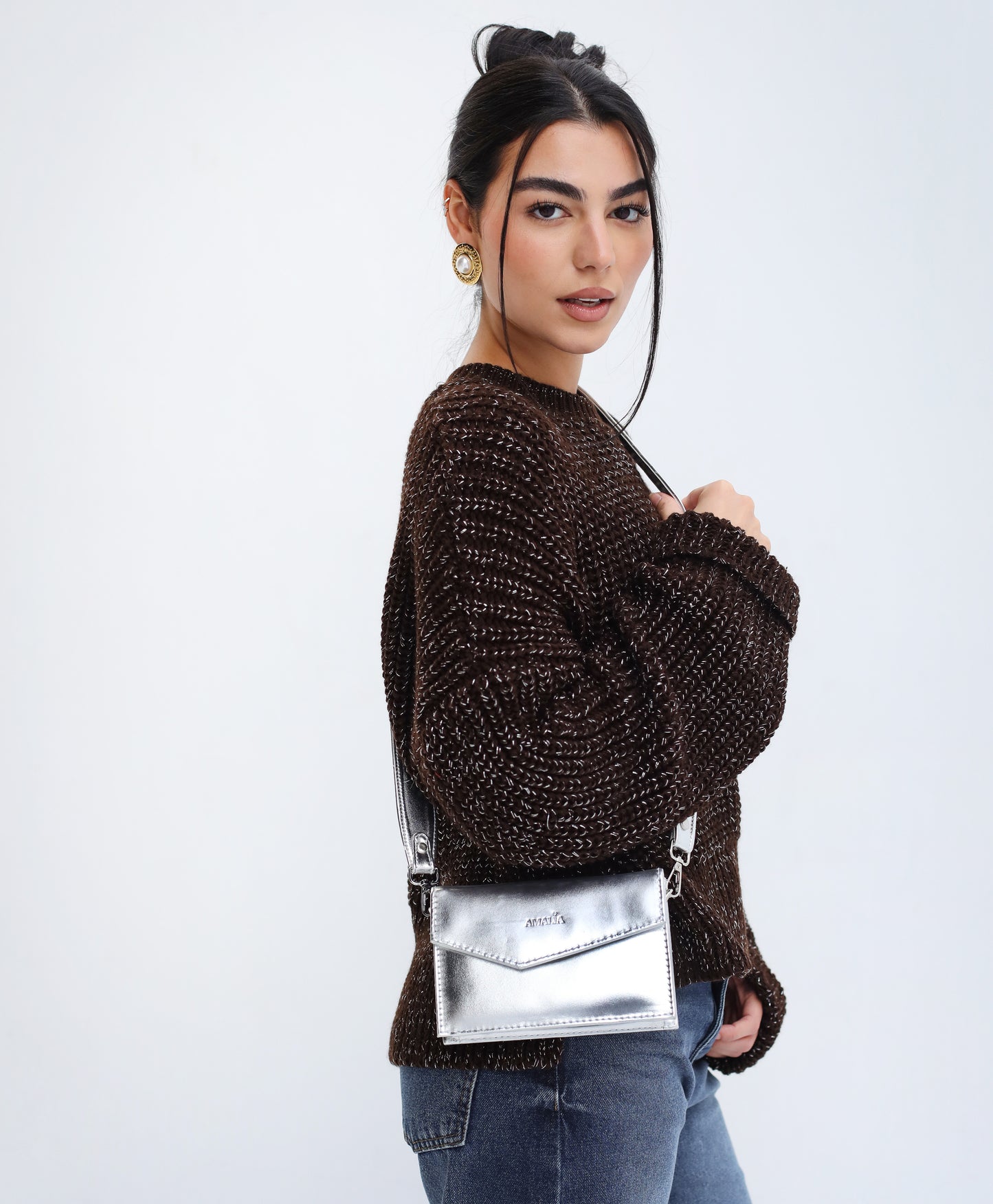 Stargazing Bag in Silver