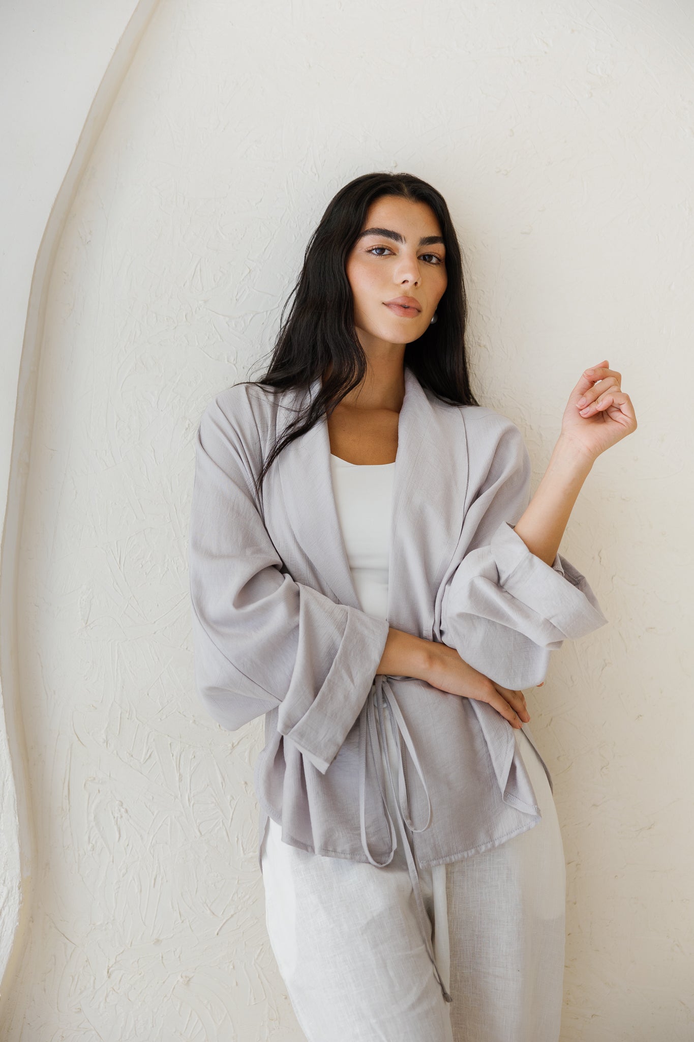 Daisy Field Cardigan - Grey