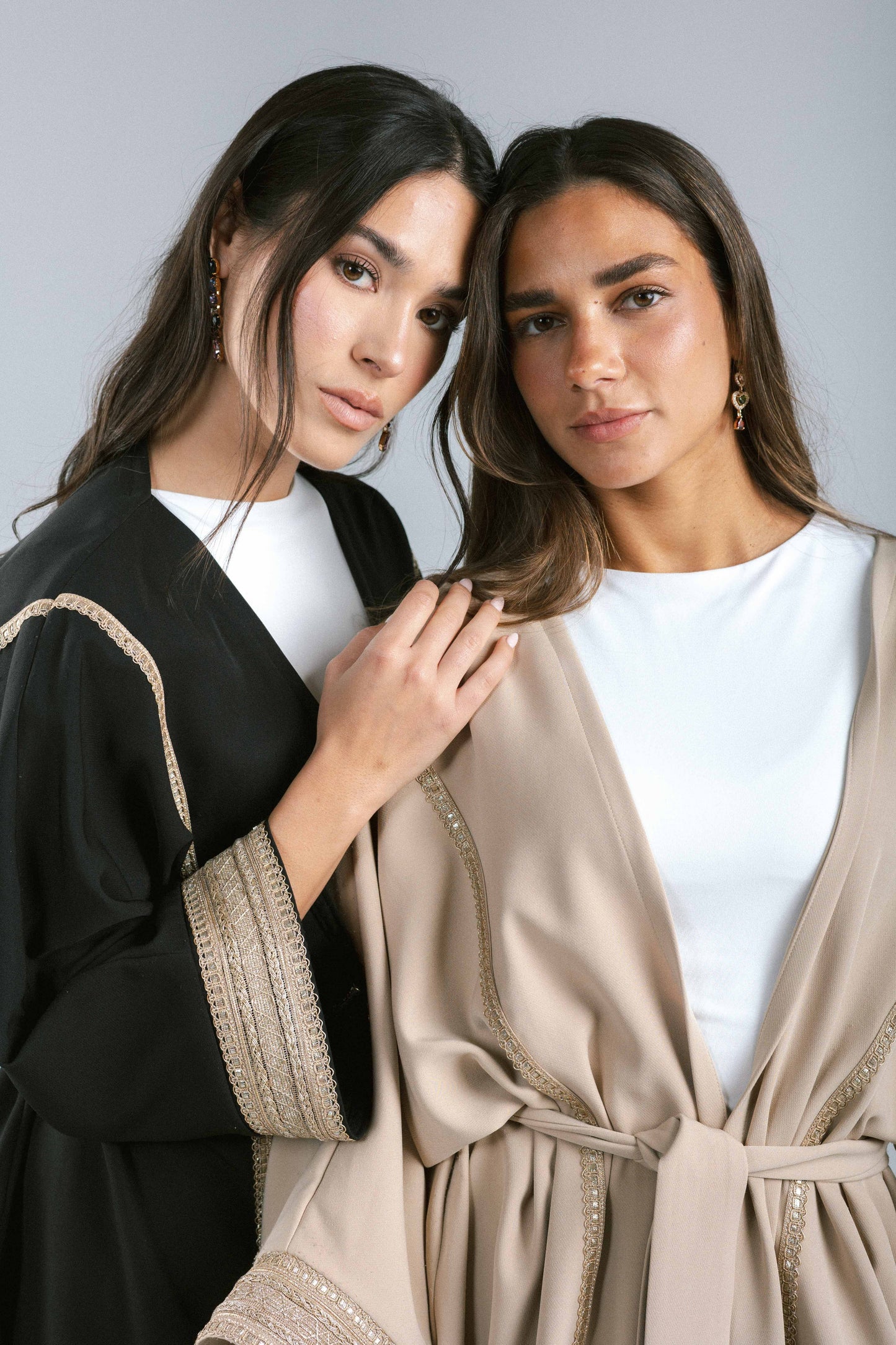 Golden Girl Kaftan in Black