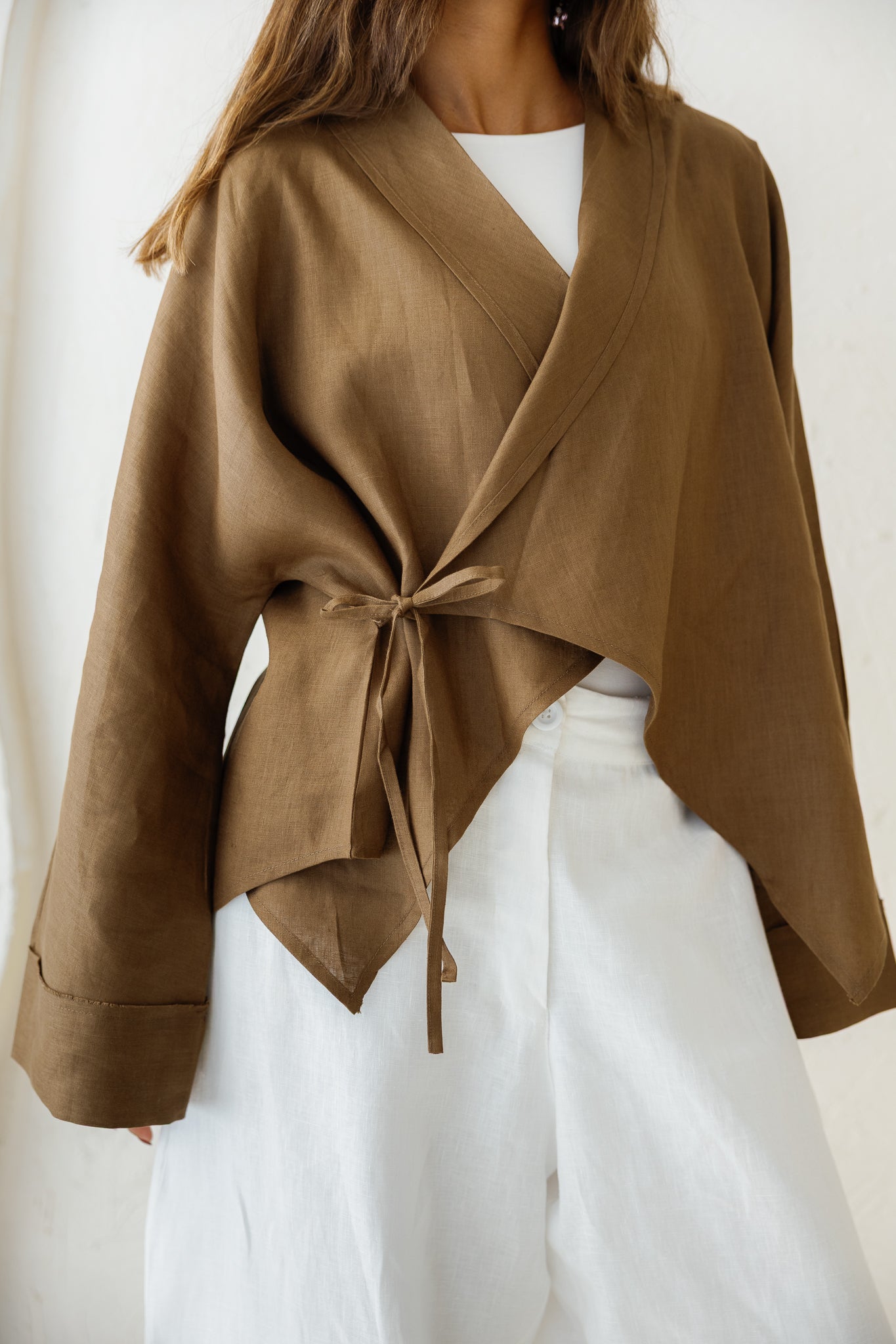 Such A Dreamy Linen Top - Camel