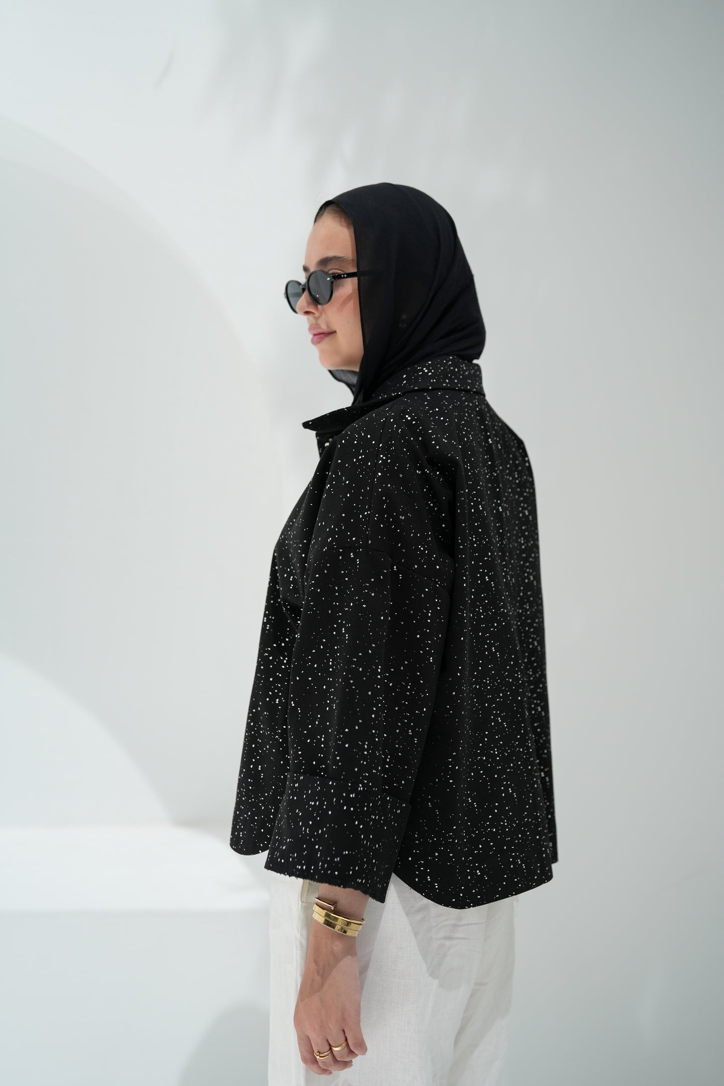 City Lights Denim Jacket - Black