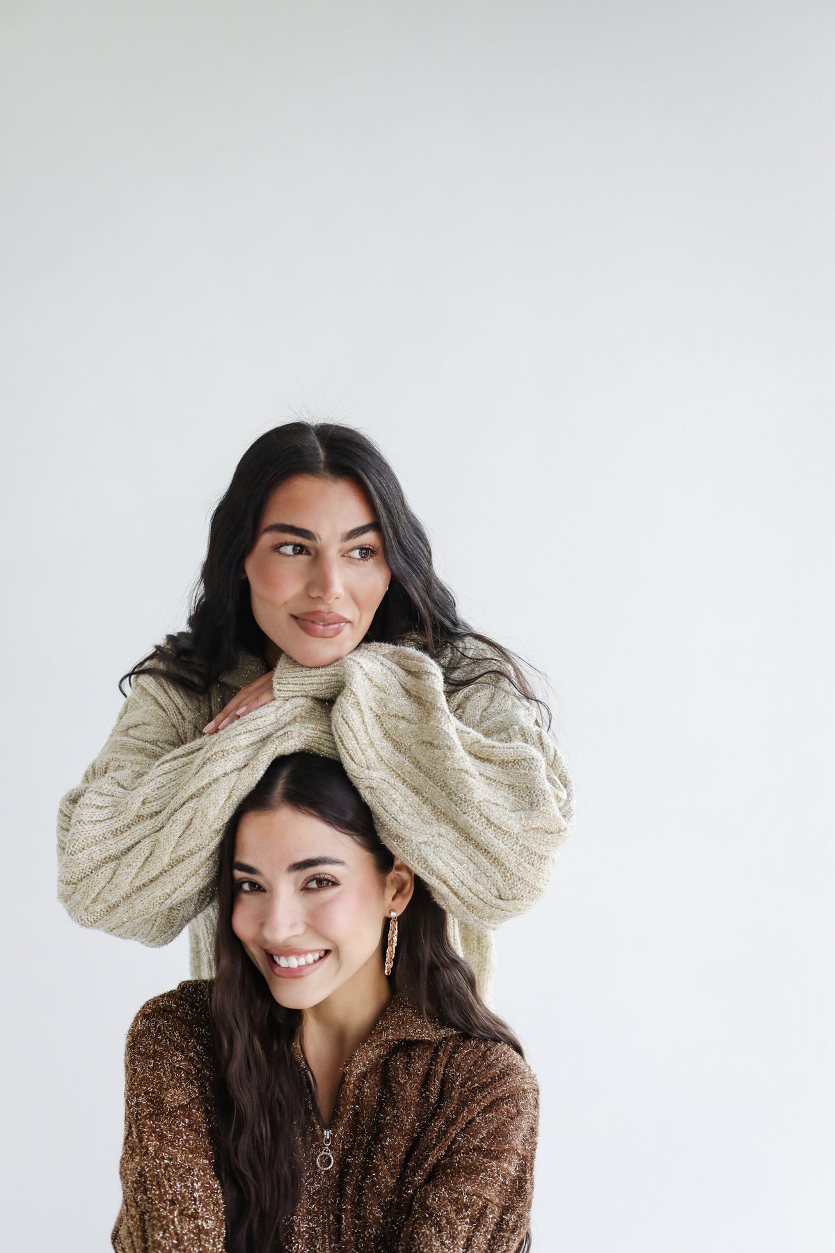 Too good to take off knit sweater - Beige