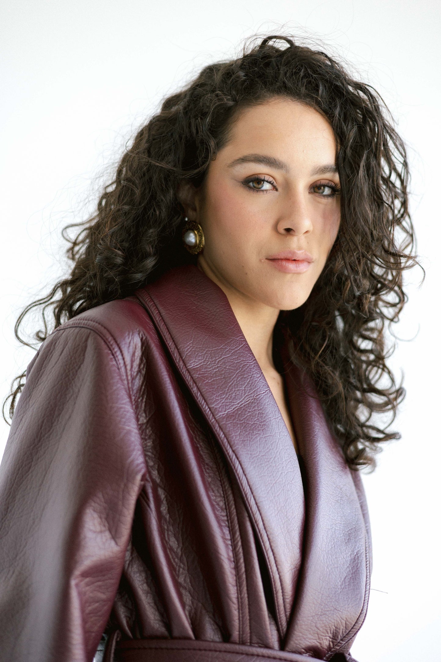 Risk Taker Leather Jacket - Burgundy