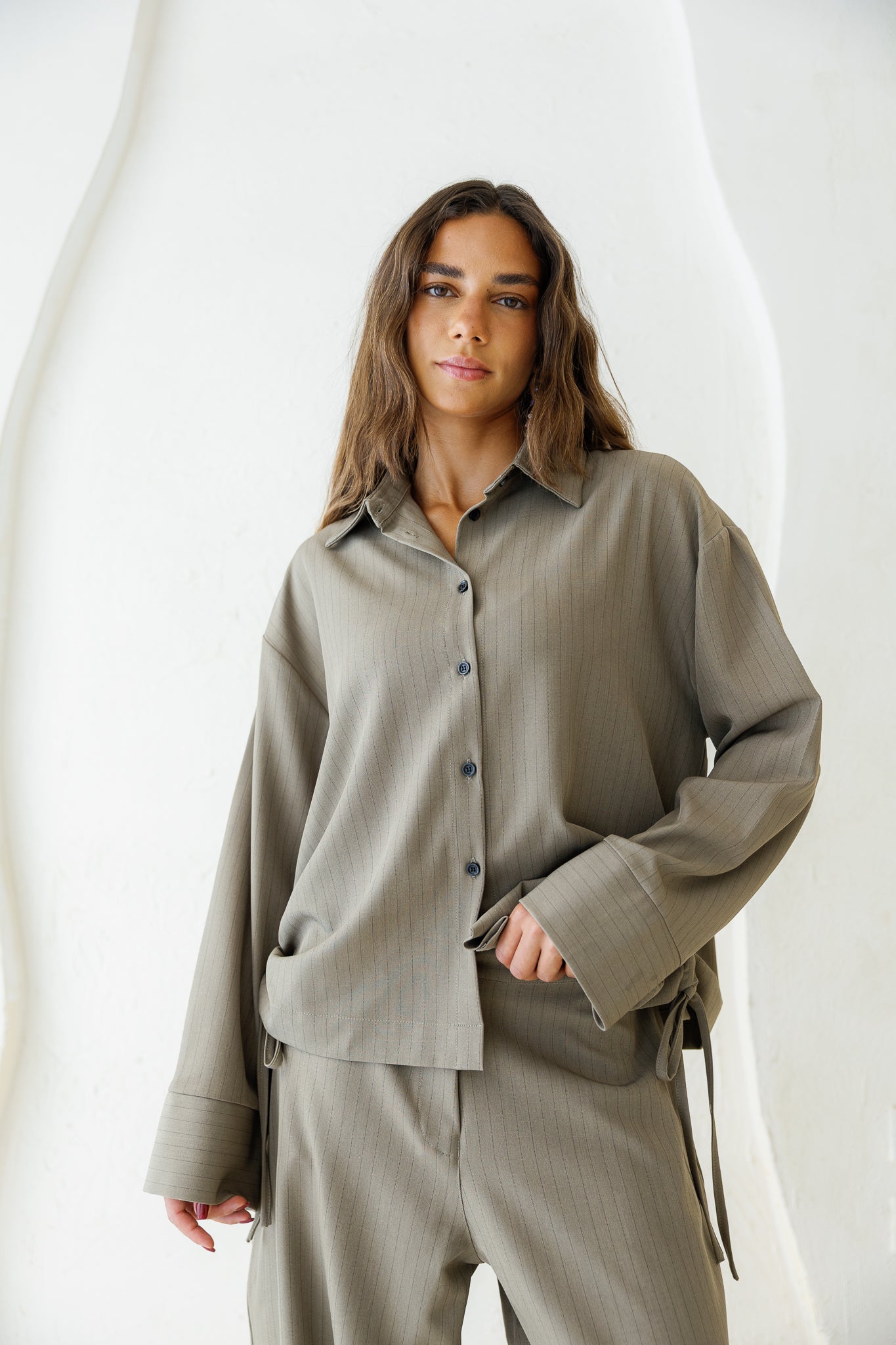 Perfect Tones Striped Set - Olive